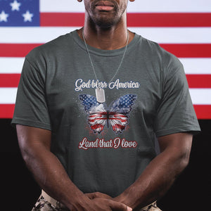 American Patriotic T Shirt God Bless America Land That I Love TS02 Printyourwear