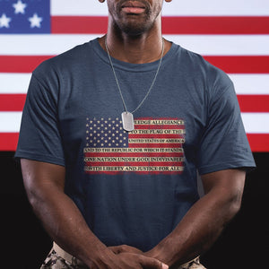 American Patriotic T Shirt I Pledge Allegiance To The Flag Of The USA One Nation Under God TS02 Printyourwear