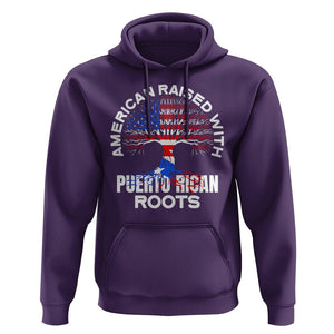 American Raised With Puerto Rican Roots Hoodie TS09 Purple Print Your Wear