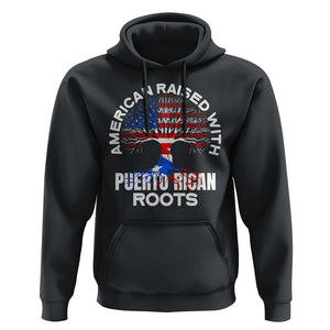 American Raised With Puerto Rican Roots Hoodie TS09 Black Print Your Wear