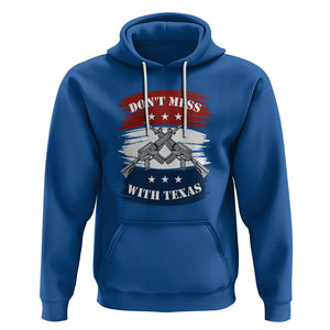 American Texan Hoodie Don't Mess with Texas Flag TS02 Royal Blue Printyourwear