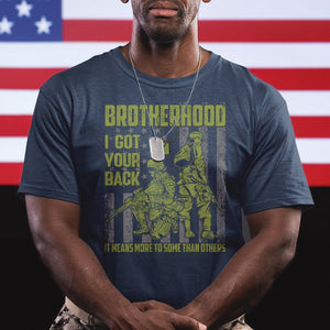 American Veteran T Shirt Brotherhood Means More To Some Than Others TS02 Printyourwear