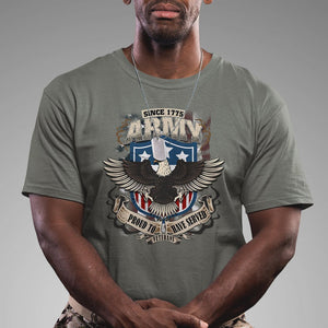 American Veteran T Shirt Since 1775 Army Proud To Have Served Veterans TS02 Printyourwear