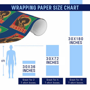 Angela Davis Wrapping Paper Roll Political Protest Resist Civil Rights Freedom TS14 Print Your Wear