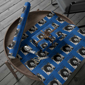 Angela Davis Wrapping Paper Roll Raise Your Voice Revolutionary Power Liberation TS02 Blue Print Your Wear