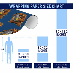 Angry Bear Grating Cheese Grater Hater Fierce Graphic Wrapping Paper Roll TS02 Print Your Wear