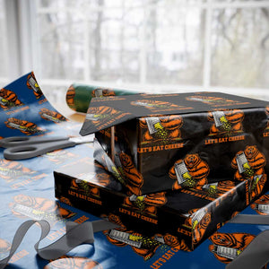 Angry Bear Grating Let's Eat Cheese Wrapping Paper Roll CFB Game Day Sport Fan TS10 Black Print Your Wear