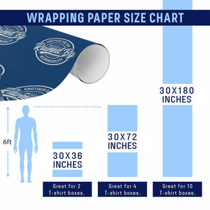 Another Fine Day Ruined By Responsibility Wrapping Paper Roll Funny Adulting TS11 Print Your Wear