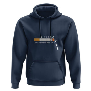 Anti Smoking Hoodie Don't Kill Yourself And Us Too TS09 Navy Print Your Wear