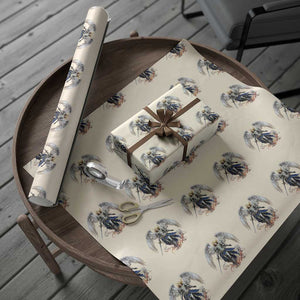 Archangel Saint Michael Warrior Wrapping Paper Roll Catholic Protection Gift TS12 Beige Print Your Wear
