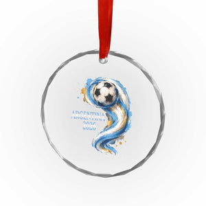Argentina 2026 Soccer Fan Crystal Glass Ornament Proud Football Flag Supporter TS12 Print Your Wear