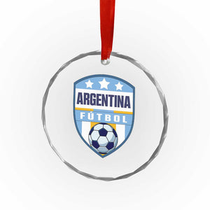 Argentina Soccer Football Crystal Glass Ornament Argentinian Football Game Day Supporter TS14 Print Your Wear