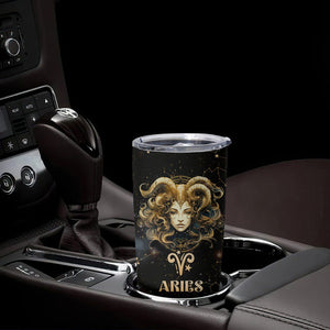 Aries Zodiac Tumbler Cup Celestial Constellation Astrology Horoscope Galaxy TB02 Printyourwear