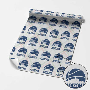 Arizona Skyline Pride Wrapping Paper Roll Gift For Basketball Fan TS12 Christmas Plaid Print Your Wear