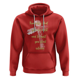 Ash Wednesday Hoodie Remember That You Are Dust And To Dust You Shall Return Christian TS09 Red Printyourwear