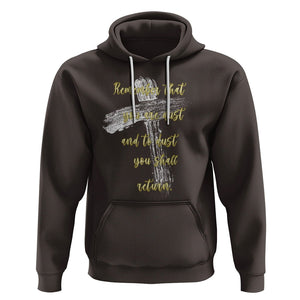 Ash Wednesday Hoodie Remember That You Are Dust And To Dust You Shall Return Christian TS09 Dark Chocolate Printyourwear
