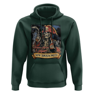 ATF Alcohol Tobacco Firearms Now That's A Party Hoodie TS09 Dark Forest Green Print Your Wear