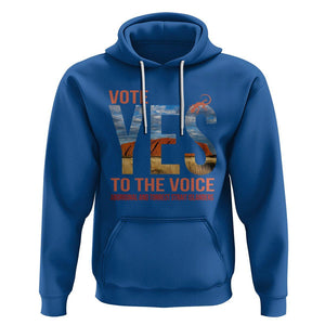 Australia Indigenous Hoodie Vote Yes To The Voice Aboriginal And Torres Strait Islanders TS02 Royal Blue Printyourwear