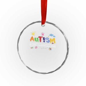 Autism Acceptance Month Crystal Glass Ornament Autism Accept Understand Love SPED Teachers TS11 Print Your Wear