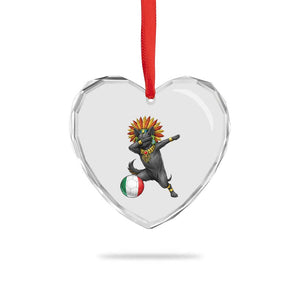 Aztec Xolo Dog Soccer Heart Crystal Glass Ornament Mexican Heritage Fan Gift TS12 Print Your Wear