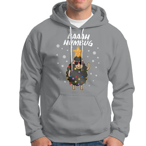 Baaah Humbug Funny Sheep Anti Christmas Lights Hoodie TS09 Printyourwear