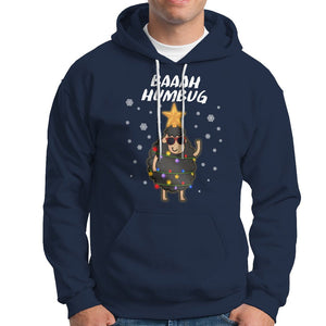 Baaah Humbug Funny Sheep Anti Christmas Lights Hoodie TS09 Printyourwear