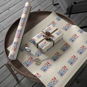 Baby Hippo Moo Deng 2024 Wrapping Paper Roll Pygmy Hippopotamus TS02 Beige Print Your Wear