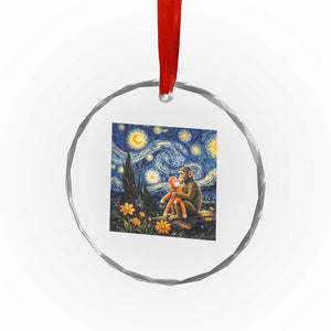 Baby Monkey Punch Starry Night Viral Trend Crystal Glass Ornament TS14 Print Your Wear