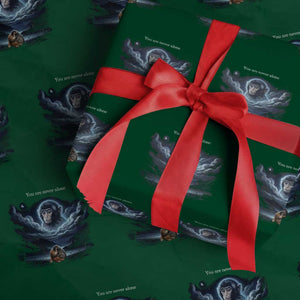 Baby Monkey Punch Wrapping Paper Roll You Are Never Alone Brave TS14 Green Print Your Wear