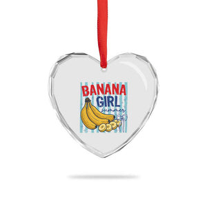 Banana Girl Summer Heart Crystal Glass Ornament Summer Fruit Beach Vacation TS14 Print Your Wear