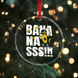Banana Lovers Crystal Glass Ornament Funny Bananas Vintage Style TS10 Print Your Wear