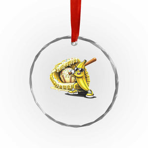 Baseball Banana Crystal Glass Ornament Funny Baseball Glove Drip Kids Youth Boys Girls TS10 Print Your Wear