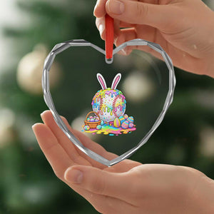 Baseball Easter Drip Ice Cream Sprinkles Egg Gift Heart Crystal Glass Ornament TS14 Print Your Wear