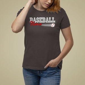 Baseball Mom T Shirt For Women I'm Not Yelling This is My Baseball Nana Voice TS09 Dark Chocolate Printyourwear