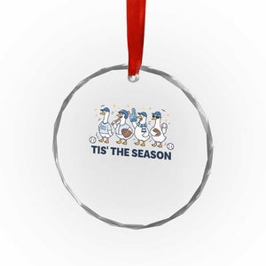 Baseball Silly Goose Crystal Glass Ornament Funny Tis The Season Baseball Mom TS10 Print Your Wear