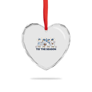 Baseball Silly Goose Heart Crystal Glass Ornament Funny Tis The Season Baseball Mom TS10 Print Your Wear