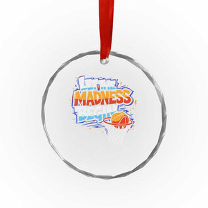 Basketball Bracket Crystal Glass Ornament Funny Let the Madness Begin Sporty Basketball Players Lovers TS10 Print Your Wear