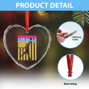 Basketball Ice Cream Drip American Flag Youth Players Heart Crystal Glass Ornament TS11 Print Your Wear