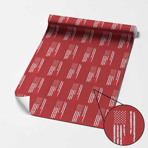 Bass Guitar Player Wrapping Paper Roll USA American Flag Musician Guitarist TS10 Red Print Your Wear