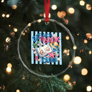 Beach Book Club Crystal Glass Ornament Bookworm Summer Vacation Graphic TS12 Print Your Wear