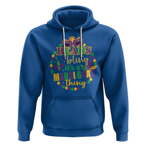 Beads And Bling It's A Mardi Gras Thing Hoodie TS09 Royal Blue Printyourwear