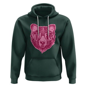 Bear Mom Era Hoodie Mother's Day Cool Mom Club Pink Mama TS02 Dark Forest Green Printyourwear