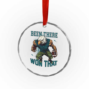 Been There Won That Fierce Football Graphic Crystal Glass Ornament Game Day Champions Sport Fans TS02 Print Your Wear
