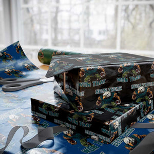 Been There Won That Fierce Football Graphic Wrapping Paper Roll Game Day Champions Sport Fans TS02 Black Print Your Wear