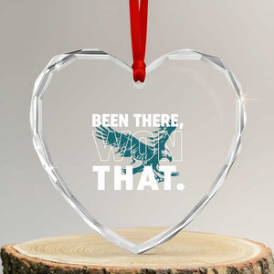 Been There Won That Heart Crystal Glass Ornament Game Day Champions Sport Fans TS02 Transparent Glass 3'' Heart Print Your Wear