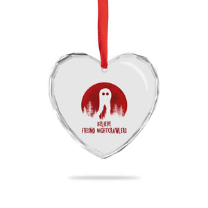 Believe In Fresno Nightcrawlers Heart Crystal Glass Ornament California Cryptid Hunter Gift TS12 Print Your Wear