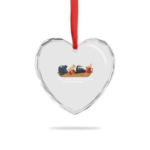 Believe Polar Express Heart Crystal Glass Ornament The Bell Still Rings For Those Who Still Truly Believe TS10 Print Your Wear