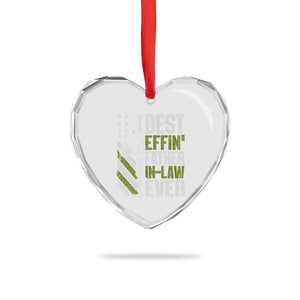 Best Effin’ Father In Law Ever Heart Crystal Glass Ornament FIL Gun American Flag TS10 Print Your Wear