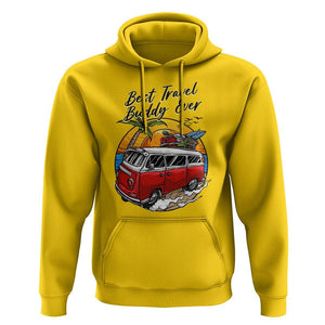 Best Travel Buddy Ever Hoodie Vintage Beach Van Summer Vacation TS11 Daisy Print Your Wear