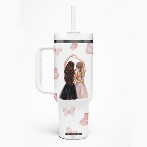 Bestie Tumbler With Handle We'll Be Friends Until We're Old And Senile Then We'll Be New Best Friends TB10 Print Your Wear